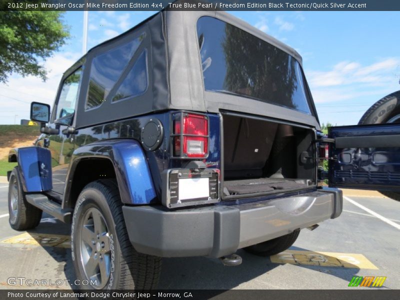  2012 Wrangler Oscar Mike Freedom Edition 4x4 Trunk