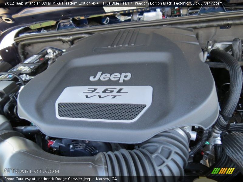 2012 Wrangler Oscar Mike Freedom Edition 4x4 Engine - 3.6 Liter DOHC 24-Valve VVT Pentastar V6