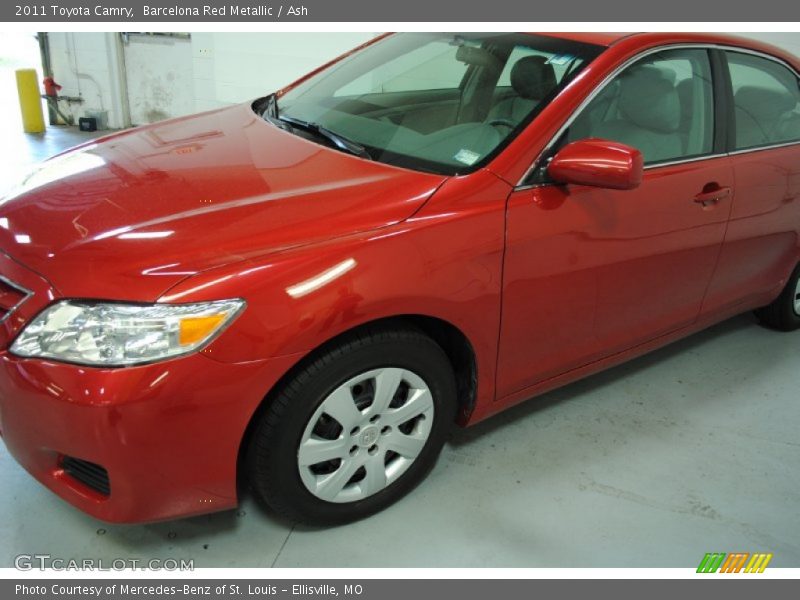 Barcelona Red Metallic / Ash 2011 Toyota Camry