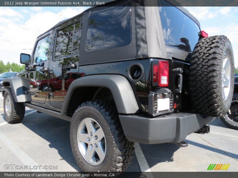 Black / Black 2012 Jeep Wrangler Unlimited Rubicon 4x4