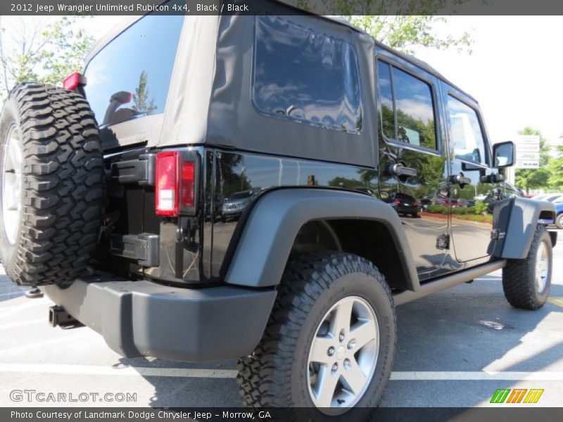 Black / Black 2012 Jeep Wrangler Unlimited Rubicon 4x4