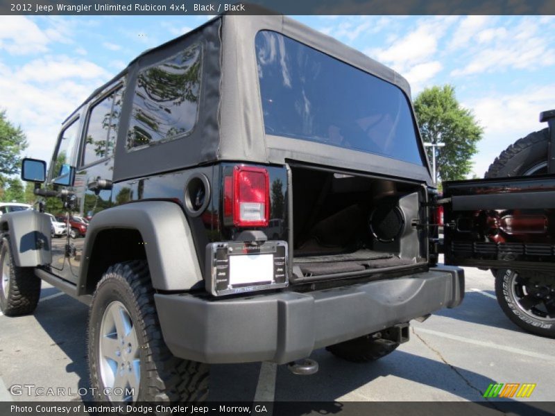 Black / Black 2012 Jeep Wrangler Unlimited Rubicon 4x4