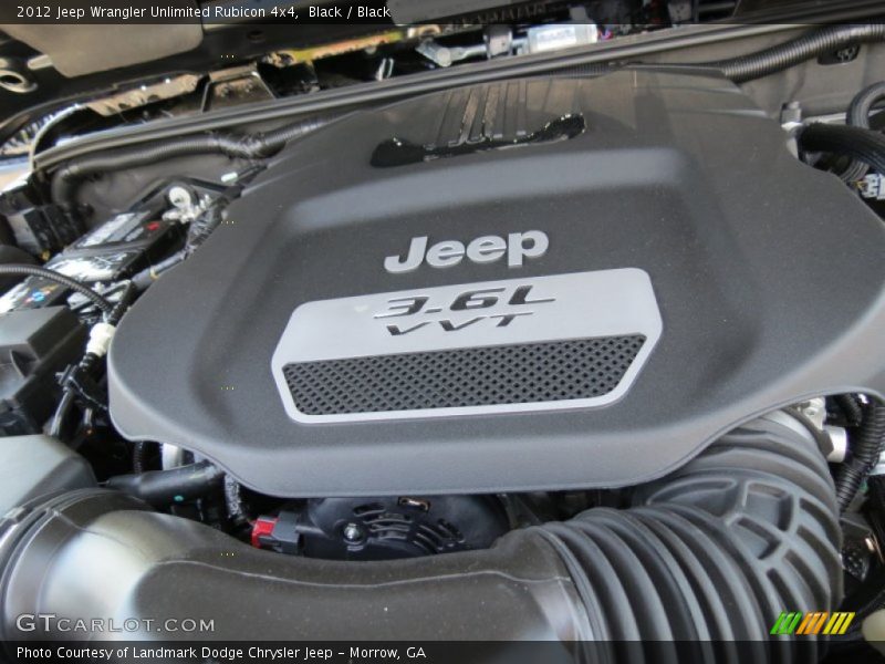 Black / Black 2012 Jeep Wrangler Unlimited Rubicon 4x4