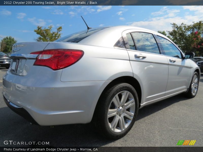 Bright Silver Metallic / Black 2012 Chrysler 200 Touring Sedan