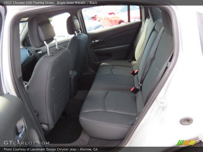 Bright Silver Metallic / Black 2012 Chrysler 200 Touring Sedan