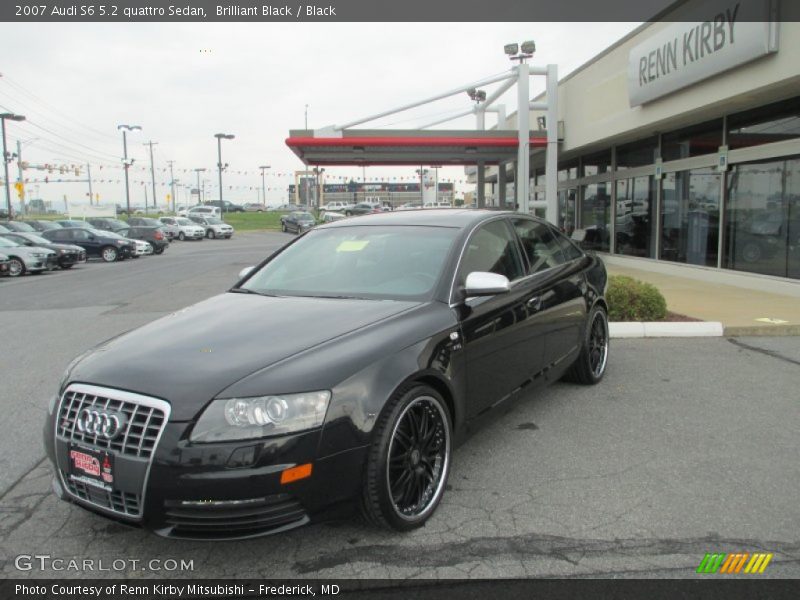 Brilliant Black / Black 2007 Audi S6 5.2 quattro Sedan