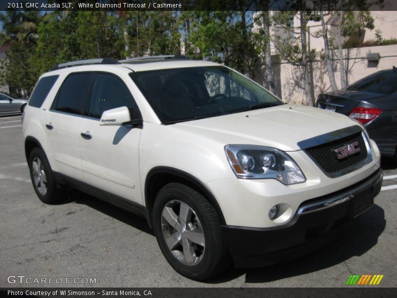 White Diamond Tintcoat / Cashmere 2011 GMC Acadia SLT