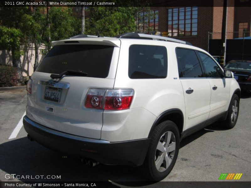 White Diamond Tintcoat / Cashmere 2011 GMC Acadia SLT