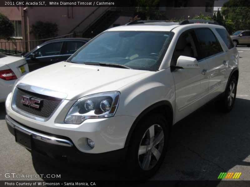 White Diamond Tintcoat / Cashmere 2011 GMC Acadia SLT
