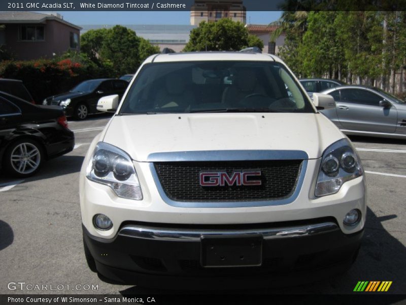 White Diamond Tintcoat / Cashmere 2011 GMC Acadia SLT