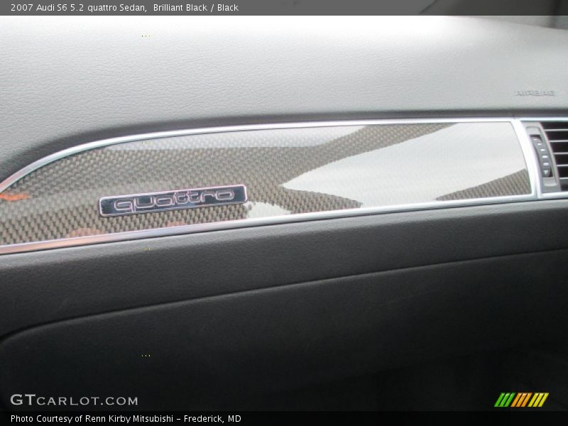 Brilliant Black / Black 2007 Audi S6 5.2 quattro Sedan