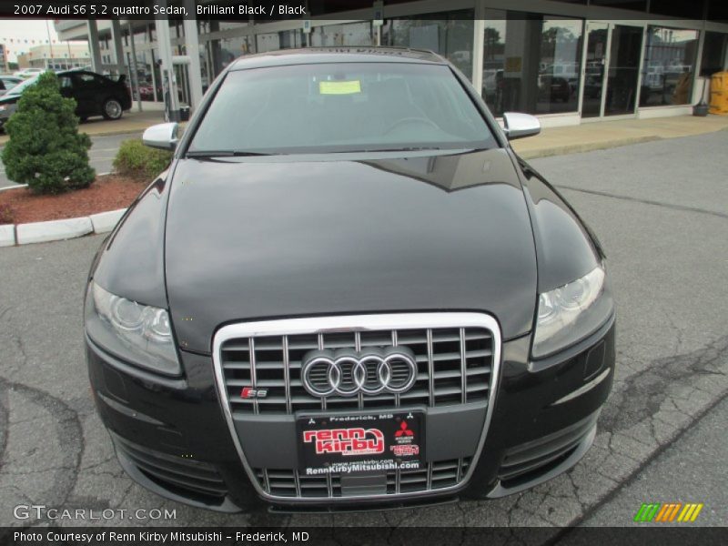 Brilliant Black / Black 2007 Audi S6 5.2 quattro Sedan
