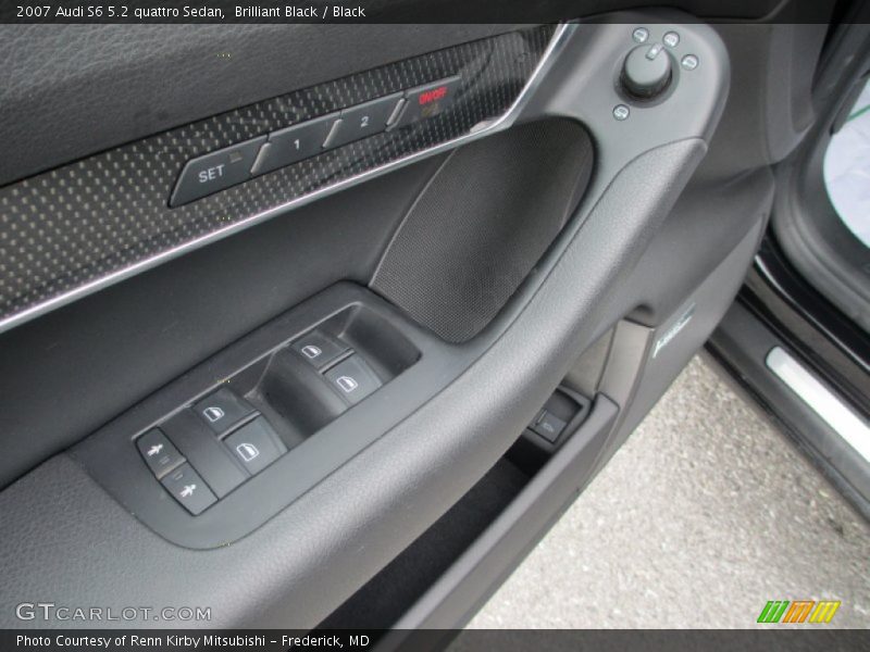 Brilliant Black / Black 2007 Audi S6 5.2 quattro Sedan