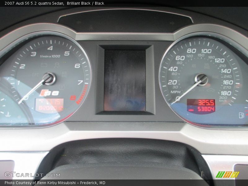 Brilliant Black / Black 2007 Audi S6 5.2 quattro Sedan