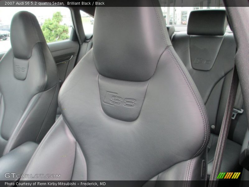 Brilliant Black / Black 2007 Audi S6 5.2 quattro Sedan