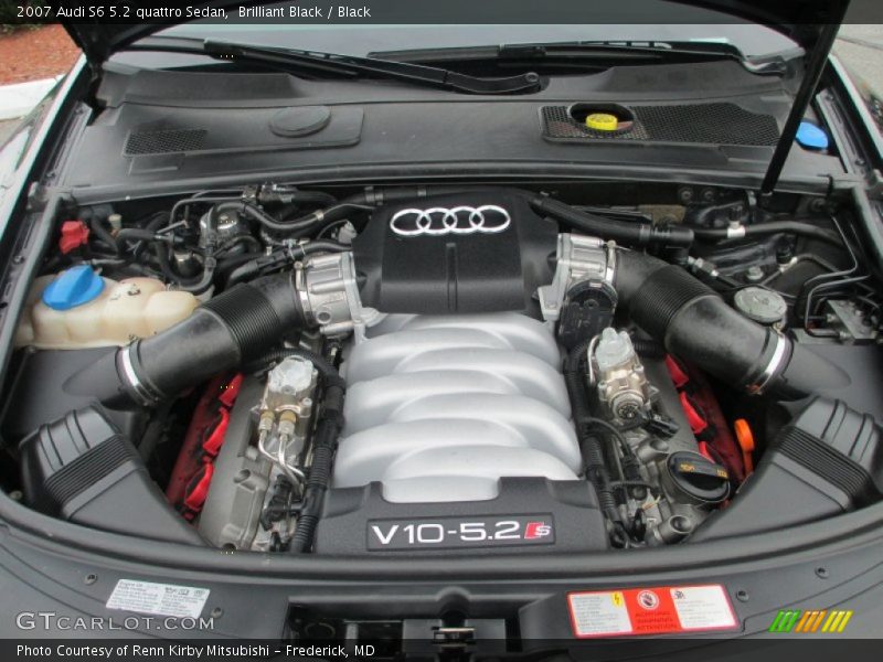 Brilliant Black / Black 2007 Audi S6 5.2 quattro Sedan