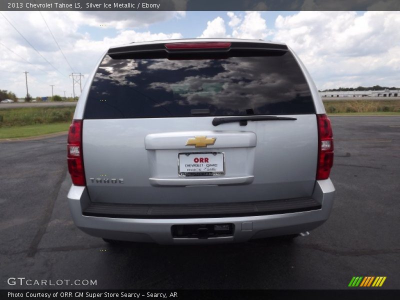 Silver Ice Metallic / Ebony 2013 Chevrolet Tahoe LS