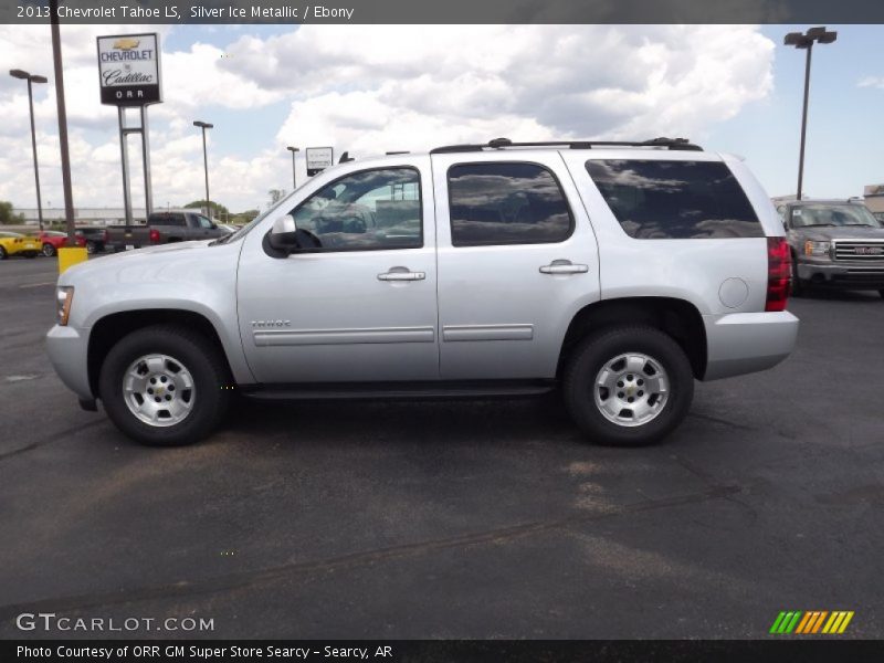 Silver Ice Metallic / Ebony 2013 Chevrolet Tahoe LS