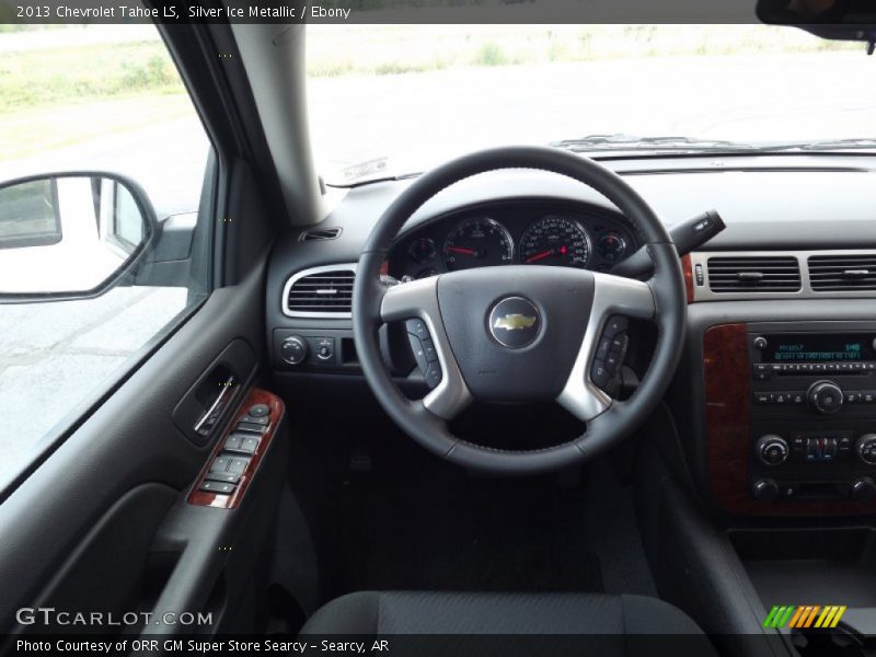 Silver Ice Metallic / Ebony 2013 Chevrolet Tahoe LS