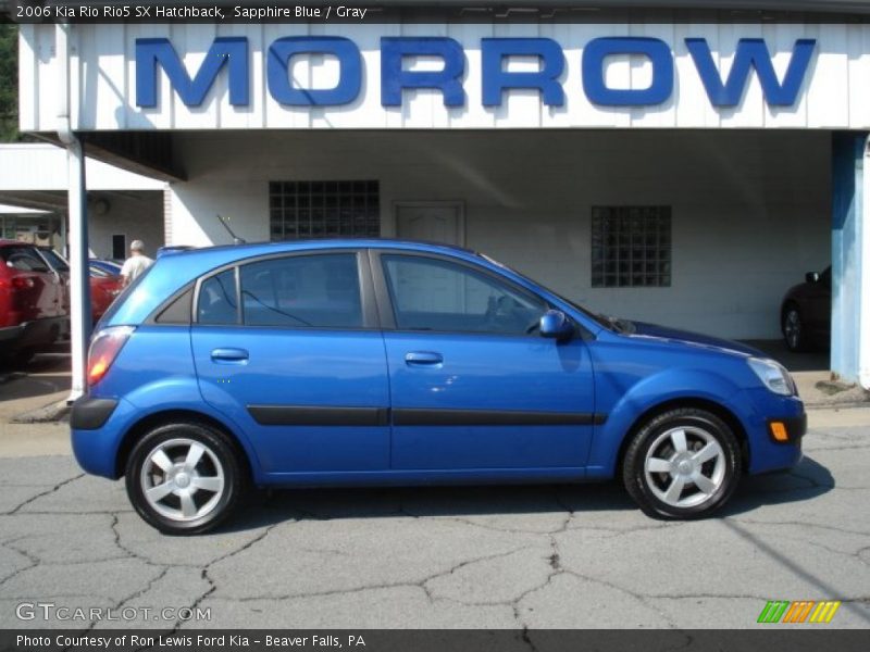 Sapphire Blue / Gray 2006 Kia Rio Rio5 SX Hatchback