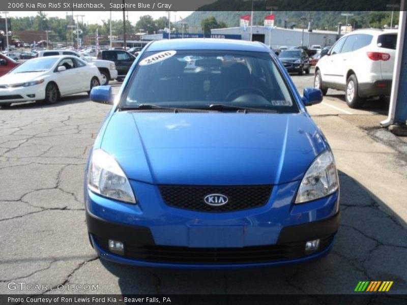 Sapphire Blue / Gray 2006 Kia Rio Rio5 SX Hatchback