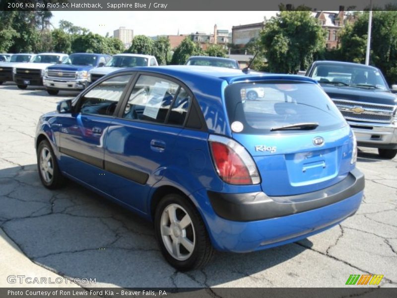 Sapphire Blue / Gray 2006 Kia Rio Rio5 SX Hatchback