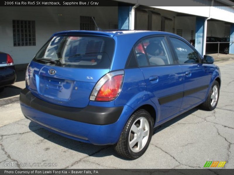 Sapphire Blue / Gray 2006 Kia Rio Rio5 SX Hatchback