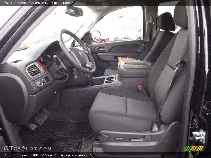 Front Seat of 2013 Avalanche LS