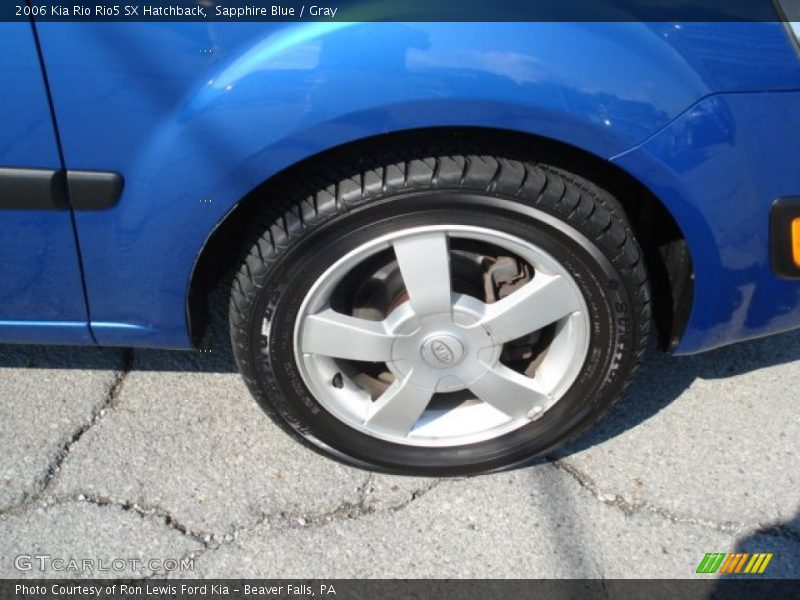 Sapphire Blue / Gray 2006 Kia Rio Rio5 SX Hatchback