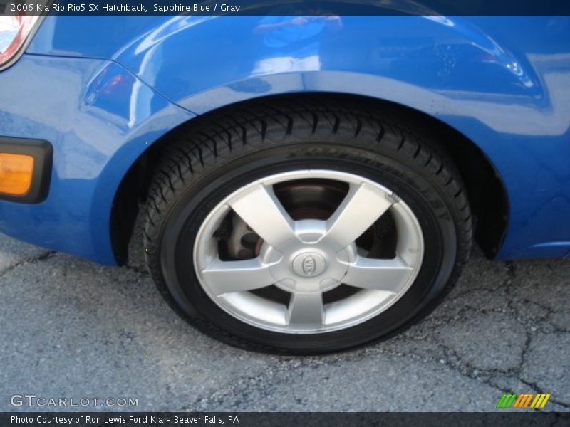 Sapphire Blue / Gray 2006 Kia Rio Rio5 SX Hatchback