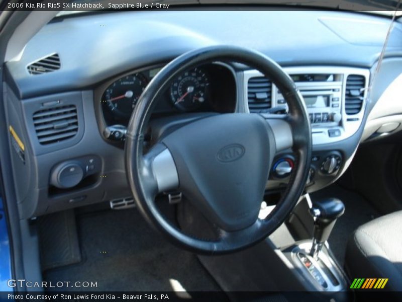 Sapphire Blue / Gray 2006 Kia Rio Rio5 SX Hatchback
