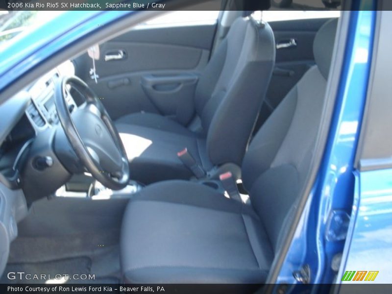 Sapphire Blue / Gray 2006 Kia Rio Rio5 SX Hatchback