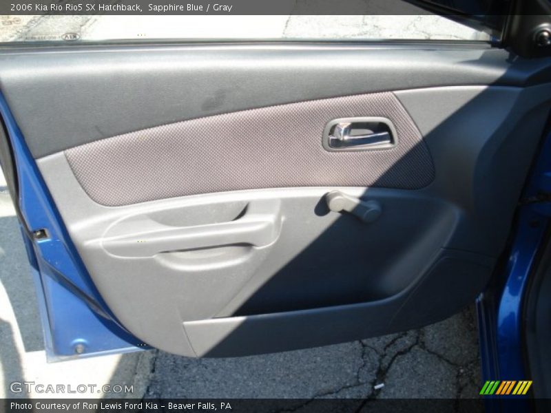 Sapphire Blue / Gray 2006 Kia Rio Rio5 SX Hatchback