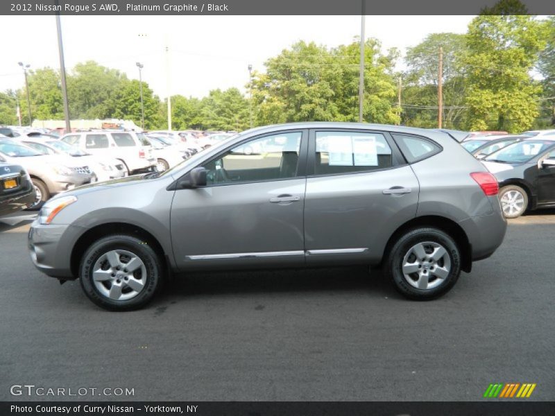 Platinum Graphite / Black 2012 Nissan Rogue S AWD