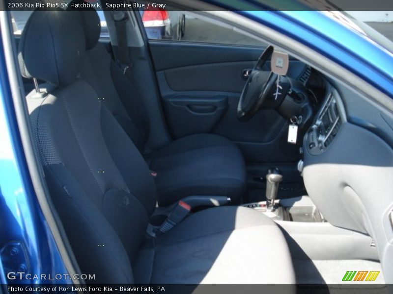 Sapphire Blue / Gray 2006 Kia Rio Rio5 SX Hatchback