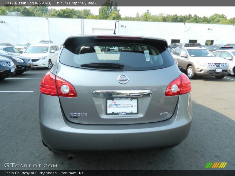 Platinum Graphite / Black 2012 Nissan Rogue S AWD
