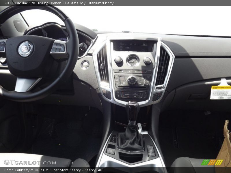 Xenon Blue Metallic / Titanium/Ebony 2012 Cadillac SRX Luxury