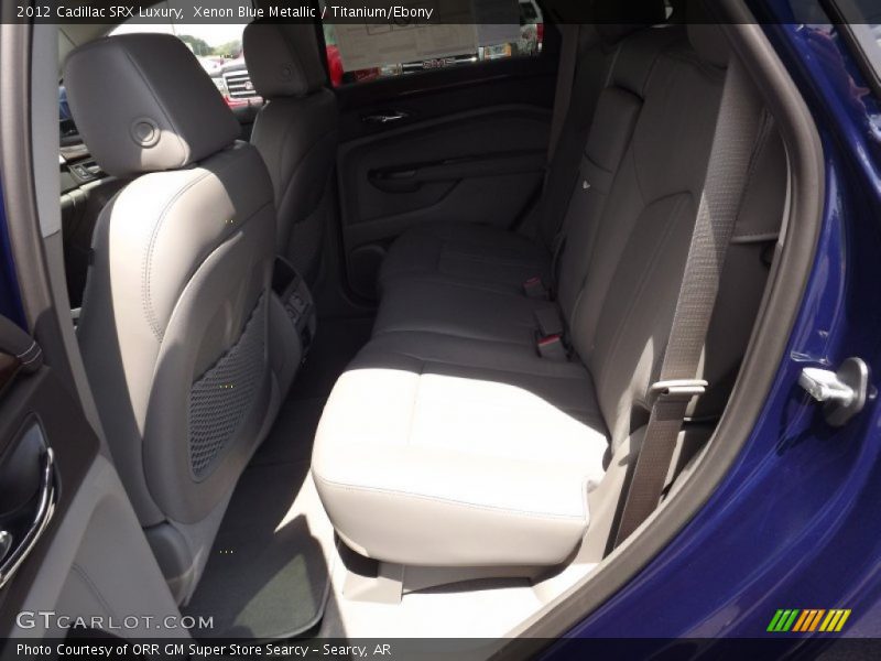Xenon Blue Metallic / Titanium/Ebony 2012 Cadillac SRX Luxury
