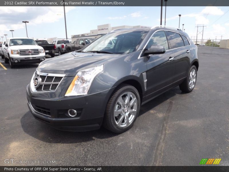 Gray Flannel Metallic / Titanium/Ebony 2012 Cadillac SRX Performance