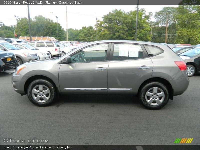 Platinum Graphite / Black 2012 Nissan Rogue S AWD
