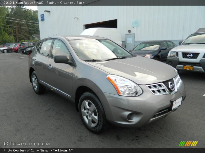 Platinum Graphite / Black 2012 Nissan Rogue S AWD