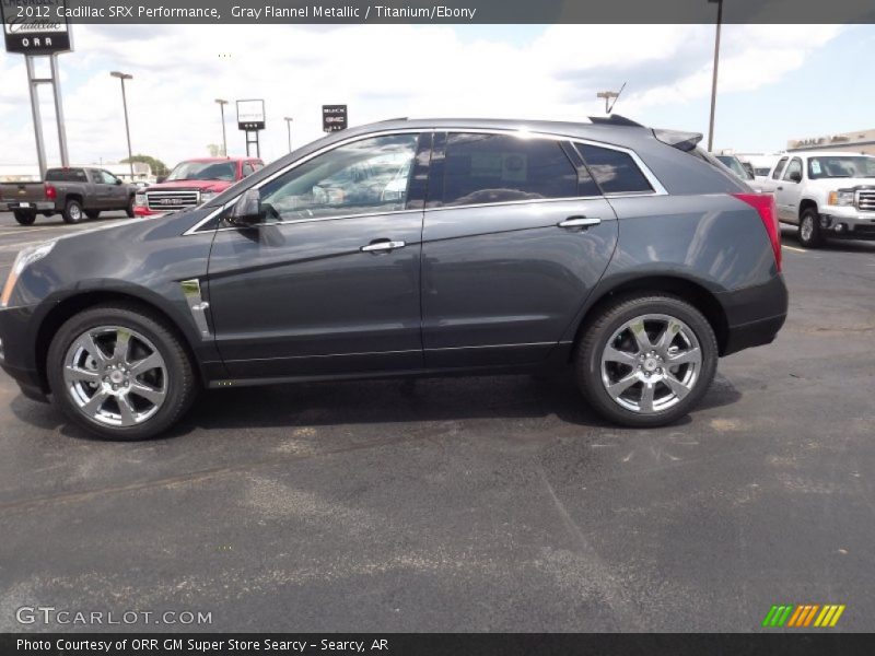 Gray Flannel Metallic / Titanium/Ebony 2012 Cadillac SRX Performance