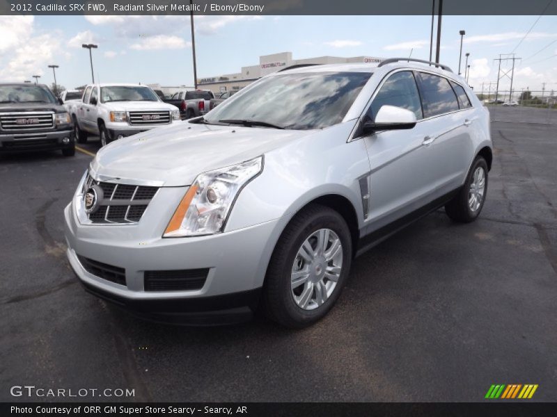 Radiant Silver Metallic / Ebony/Ebony 2012 Cadillac SRX FWD