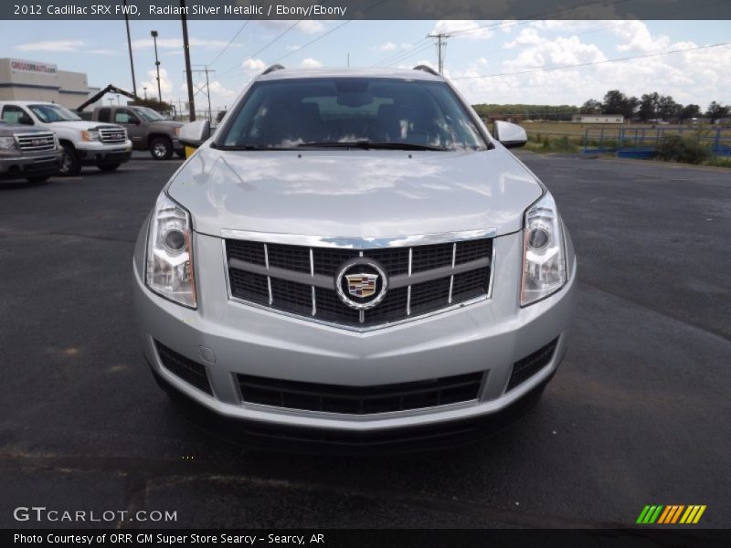 Radiant Silver Metallic / Ebony/Ebony 2012 Cadillac SRX FWD