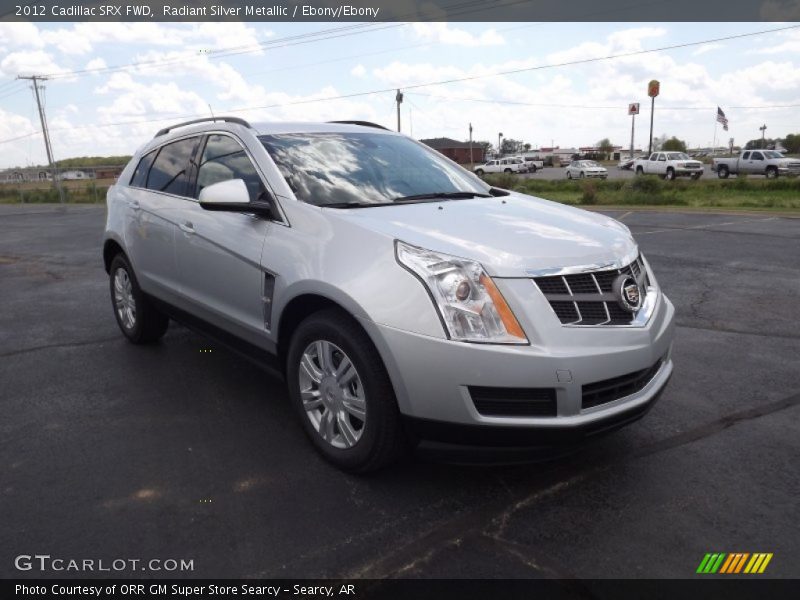 Radiant Silver Metallic / Ebony/Ebony 2012 Cadillac SRX FWD