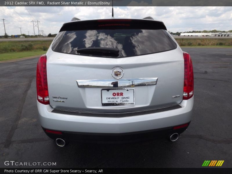 Radiant Silver Metallic / Ebony/Ebony 2012 Cadillac SRX FWD