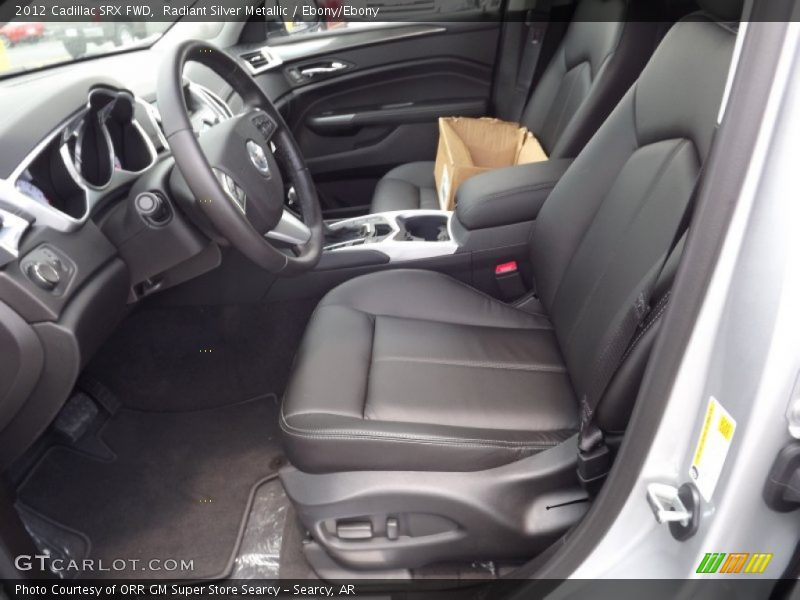 Radiant Silver Metallic / Ebony/Ebony 2012 Cadillac SRX FWD
