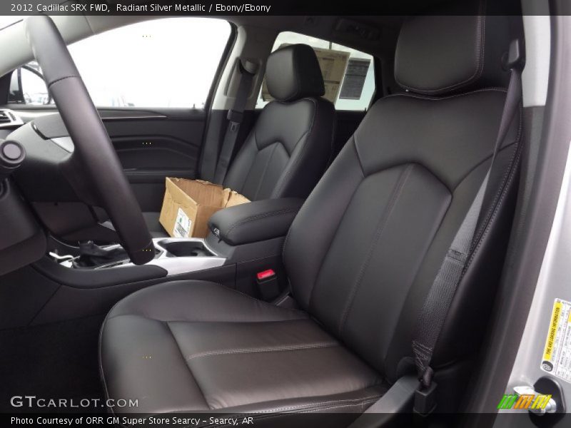 Radiant Silver Metallic / Ebony/Ebony 2012 Cadillac SRX FWD