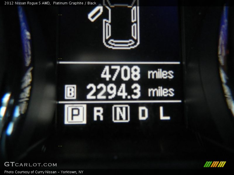 Platinum Graphite / Black 2012 Nissan Rogue S AWD