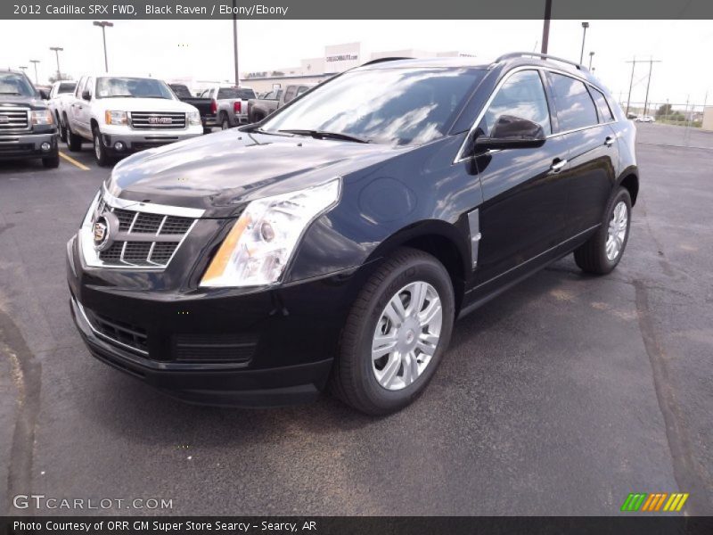 Black Raven / Ebony/Ebony 2012 Cadillac SRX FWD